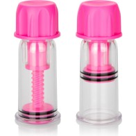 Vacuum Twist Nipple Suction Cups Pink