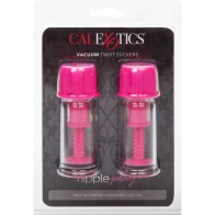 Vacuum Twist Nipple Suction Cups Pink