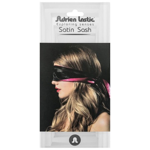 Satin Reversible Blindfold Pink/Black - Exciting BDSM Fun