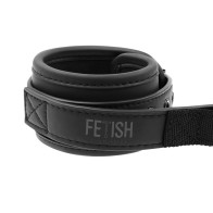 Fetish Submissive Handcuffs with Pull Strap