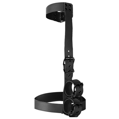 Men's Body Restraint Harness Neck and Wrist Straps