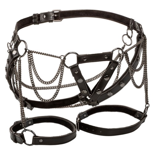 Euphoria Plus Size Thigh Harness with Chains