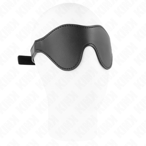 Kink Adjustable Polyurethane Blindfold with Velcro Closure