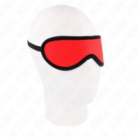 KINK Scaled Texture Bondage Mask Red for Intense Pleasure