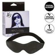 Nocturnal Eye Mask Leather Black