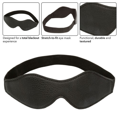 Nocturnal Eye Mask Leather Black