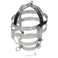 BDSM Steel Mask with Collar - Submissive Play