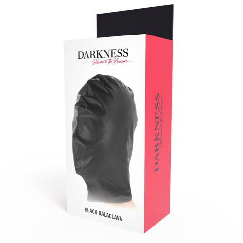 Darkness Máscara de Sujeción Negra para Amantes del Fetichismo BDSM