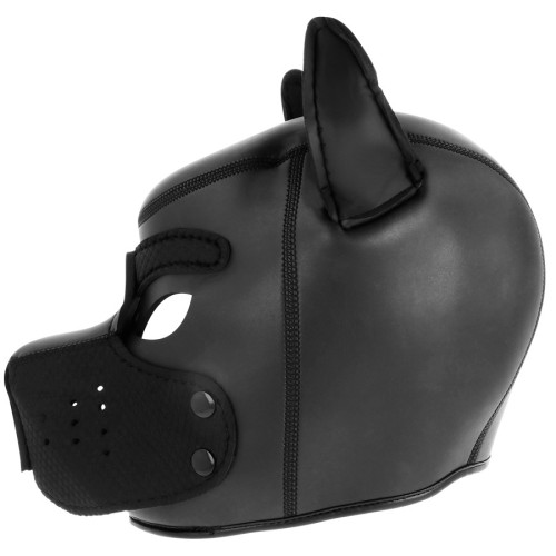 Darkness Neoprene Dog Mask Removable Snout L - Fetish Play