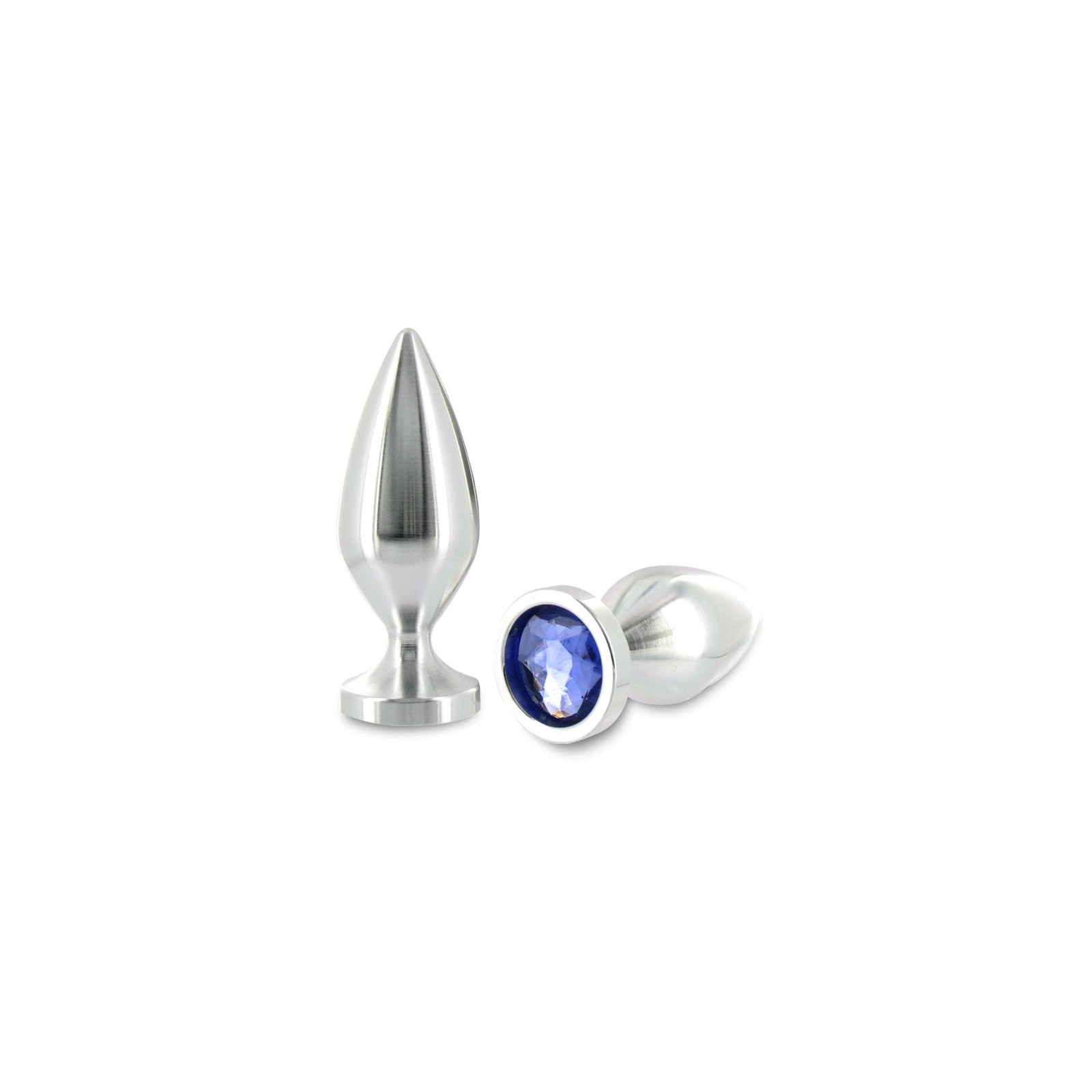 Small Crystal Aluminum Anal Plug 5.71 cm