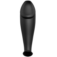 Pretty Love Black Silicone Anal Plug 12 Vibration Modes