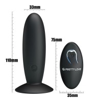 Pretty Love Anal Plug with Vibration and Remote - Discover New Pleasures