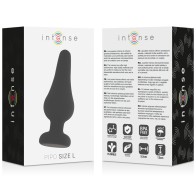 Intense Anal Plug Pipo L Silicone Black 13 cm - Ultimate Pleasure