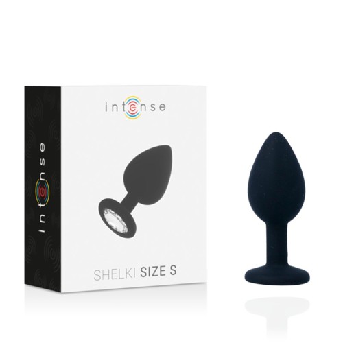 Intense Shelki S Black Anal Plug - Luxurious Anal Toy