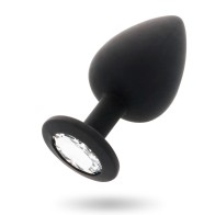 Intense Shelki S Black Anal Plug - Luxurious Anal Toy