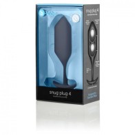 Snug Plug Anal 4 Negro - Plug Anal Ultra Cómodo