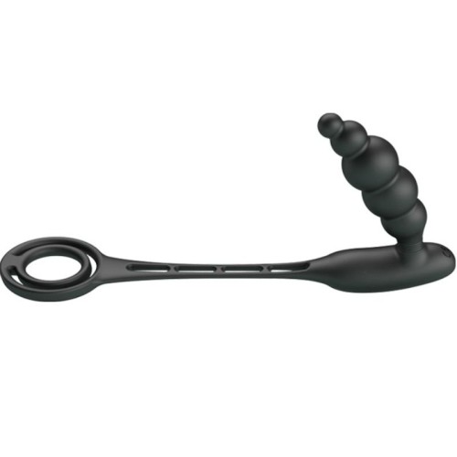 Cock Ring with Vibrating Plug for Ultimate Pleasure