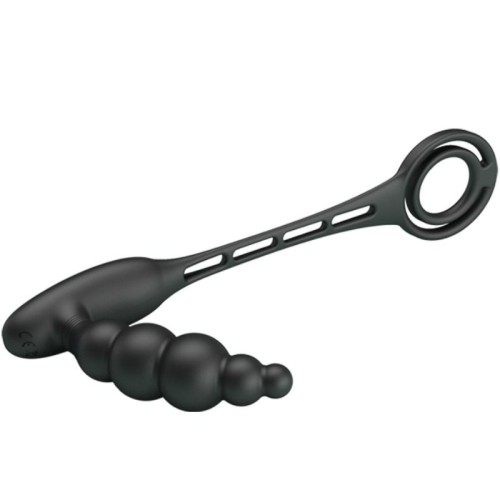 Cock Ring with Vibrating Plug for Ultimate Pleasure