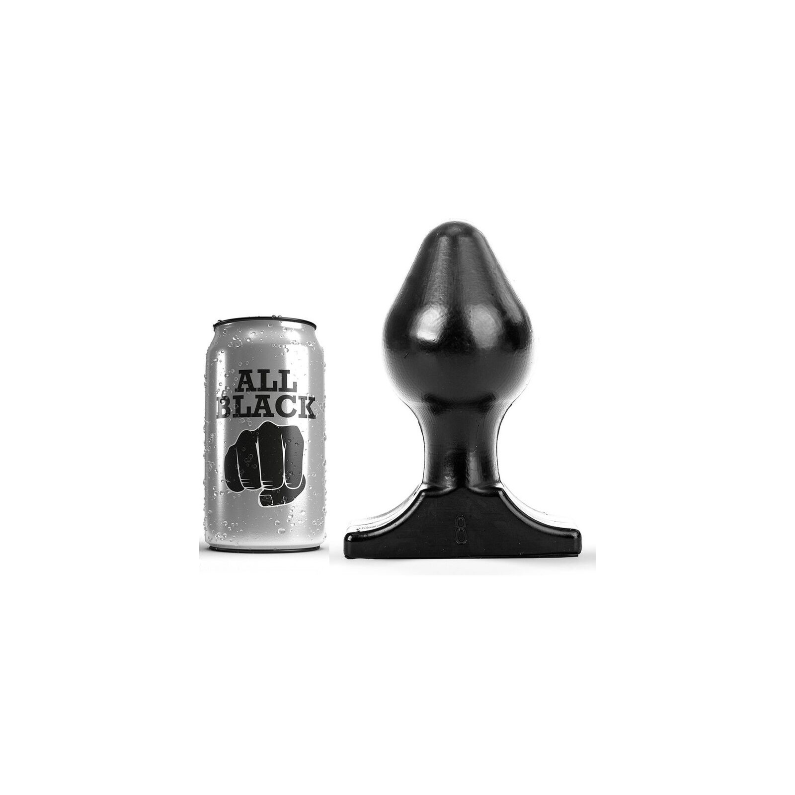 Buttplug All Black Sensación Cómoda