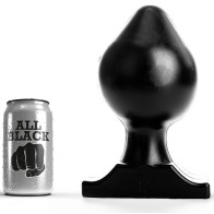 All Black 22.5 cm Buttplug Soft Flexible