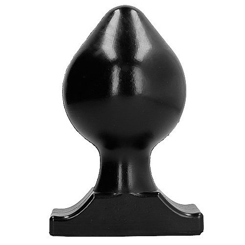 All Black 22.5 cm Buttplug Soft Flexible