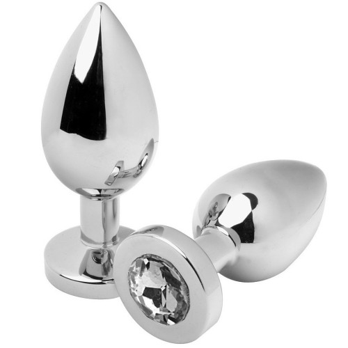 Buy Transparent Diamond Anal Plug Medium 7.62cm