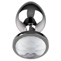 Coquette Chic Desire Plug Anal De Metal Talla M Cristal Clear