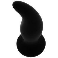 Plug Anal Silicona Curvado Punto P 12 Cm - Placer y Comodidad