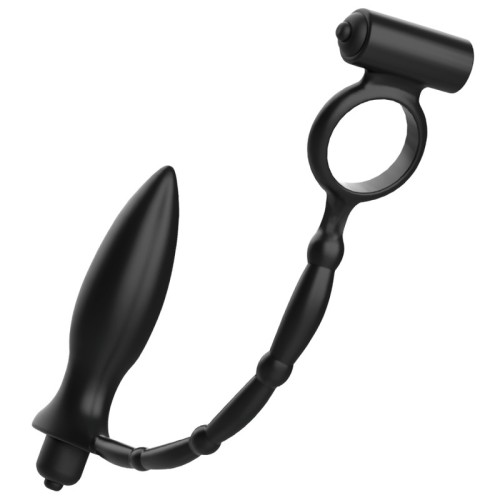 Anal Pleasure Plug with Vibrating Ring for Intense Sensations