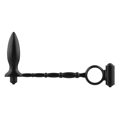 Plug Anal con Anillo Vibrador para Sensaciones Intensificadas