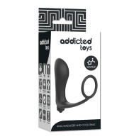 Addicted Toys Anal Plug with Cock Ring - Pleasure Duo