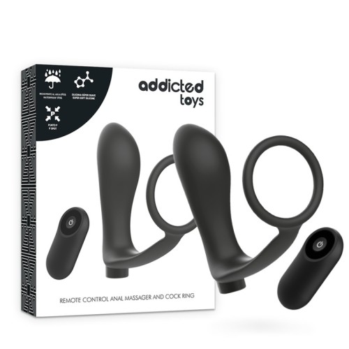 Remote-Controlled Anal Plug & Cock Ring - Ultimate Pleasure Experience