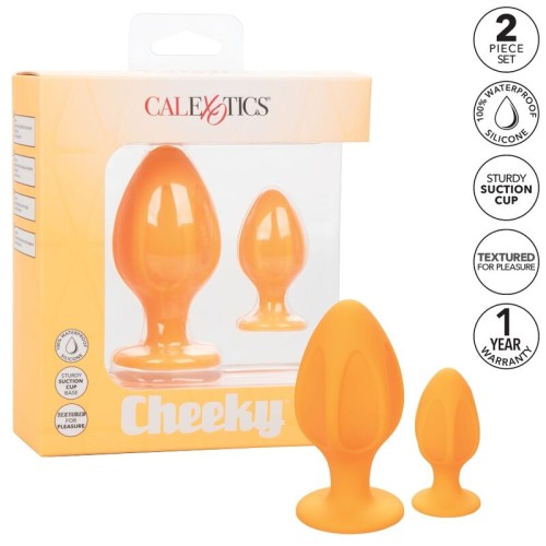 Cheeky Orange Anal Plugs