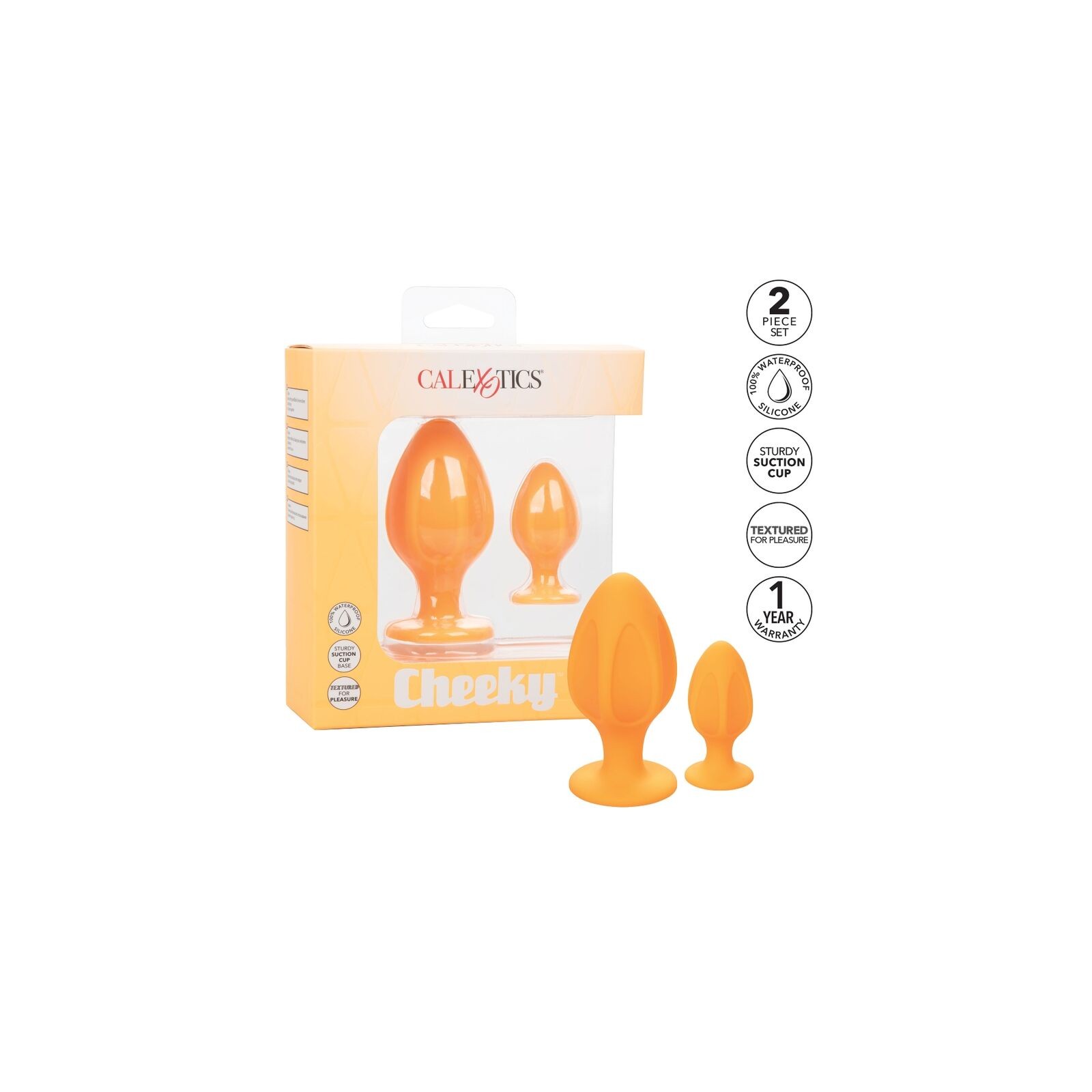 Cheeky Plugs Anales Naranja