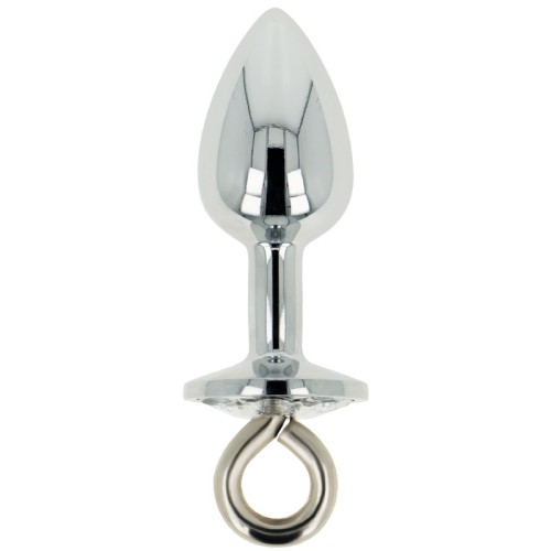 Metal Anal Plug with Ring - Elegant Stimulation