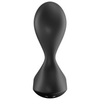 Satisfyer - Sweet Seal Plug Vibrador App Negro