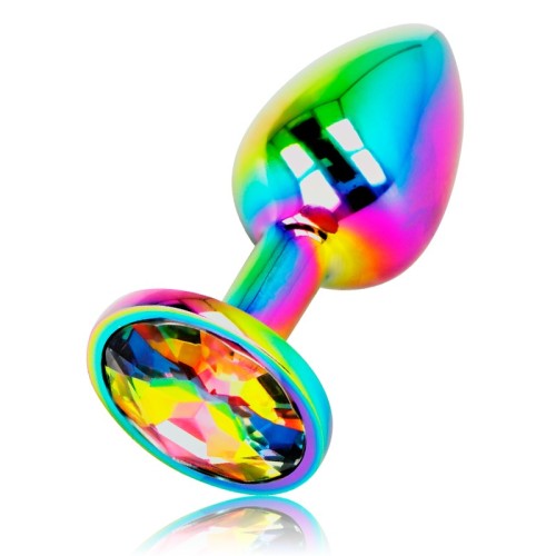 Ohmama Iridescent Circle Anal Plug Size M - Beginner Friendly