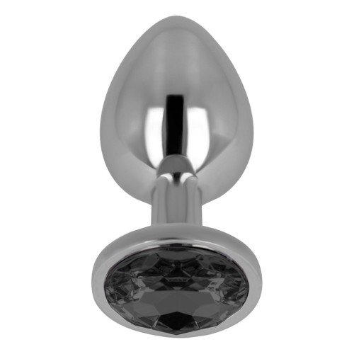 Ohmama Black Crystal Anal Plug 8 cm