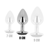 Ohmama Black Crystal Anal Plug 8 cm