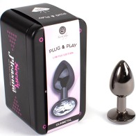 Secretplay Gunmetal Butt Plug Size S