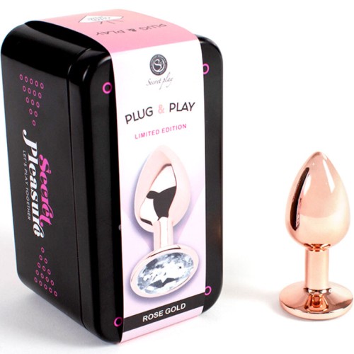 Rose Gold Metal Butt Plug for New Experiences