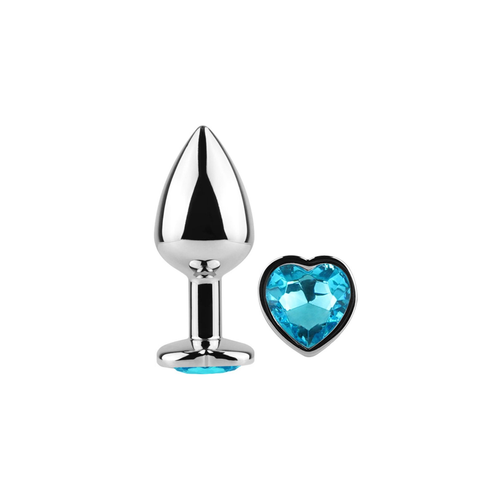 Heart-Shaped Metal Butt Plug for Beginners