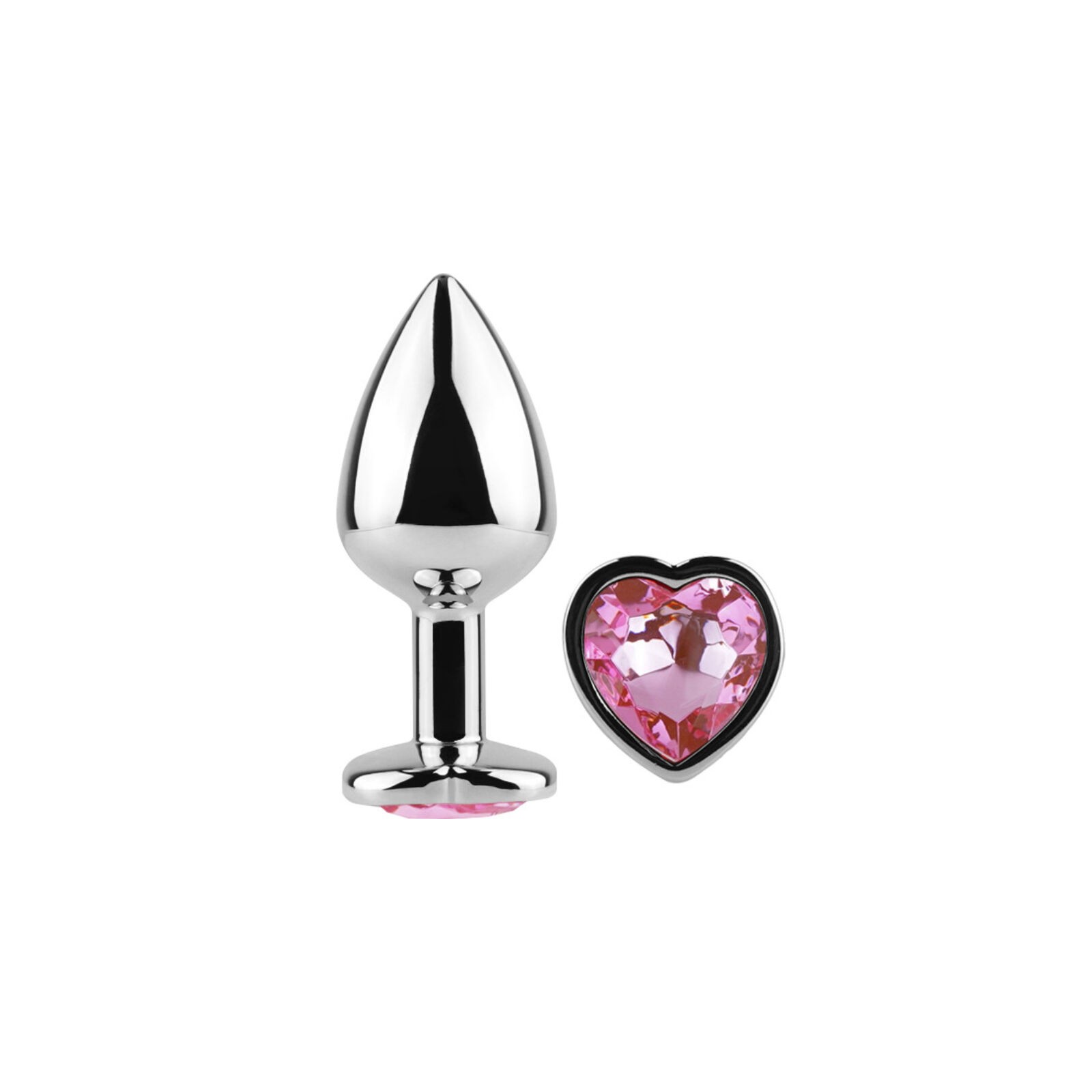 Secretplay Metal Heart Butt Plug 7 cm Size S - Playful Exploration