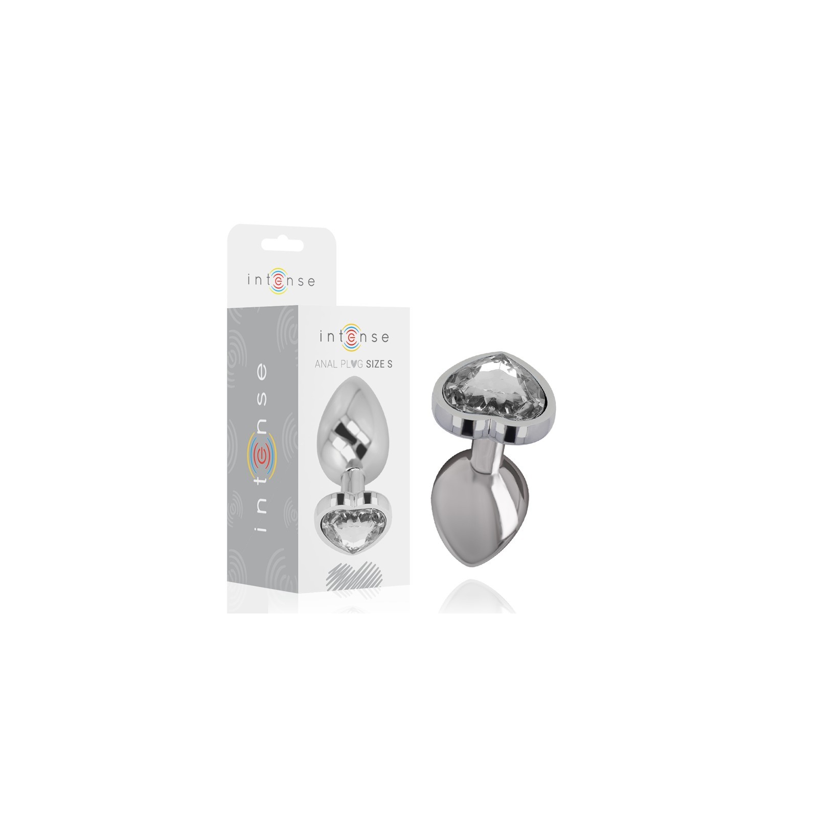 Intense Metal Aluminum Heart Anal Plug Small - Glamorous Pleasure