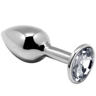 Mini Metal Anal Plug - White - Perfect for Beginners