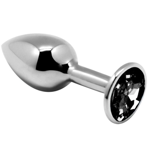 Anal Pleasure Mini Plug Metal Black S - For Beginners