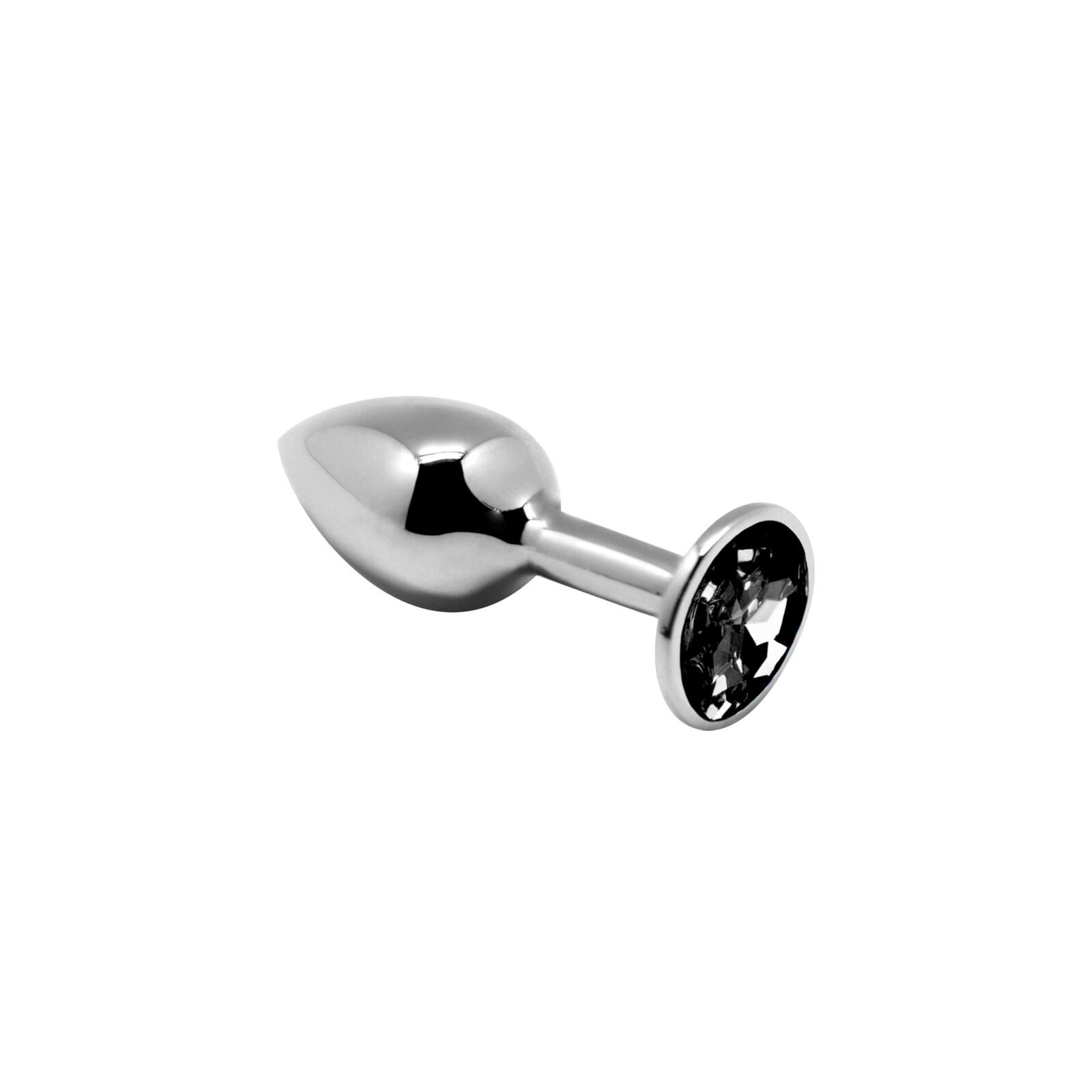 Anal Pleasure Mini Plug Metal Black S - For Beginners