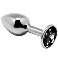 Anal Pleasure Mini Plug Metal Black S - For Beginners