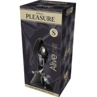 Anal Pleasure Mini Plug Metal Black S - For Beginners