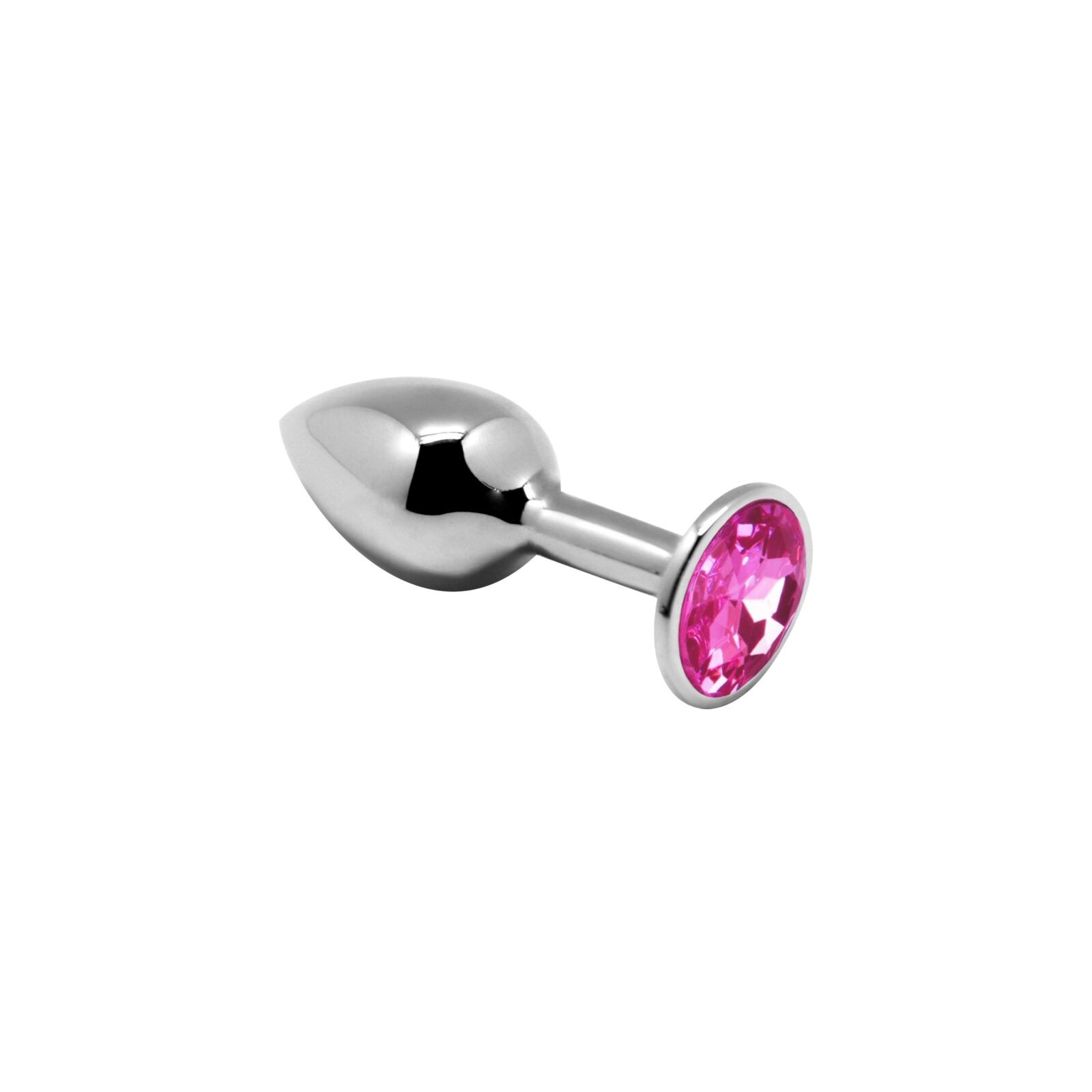 Plug Anal Metálico Rosa Mini para Principiantes